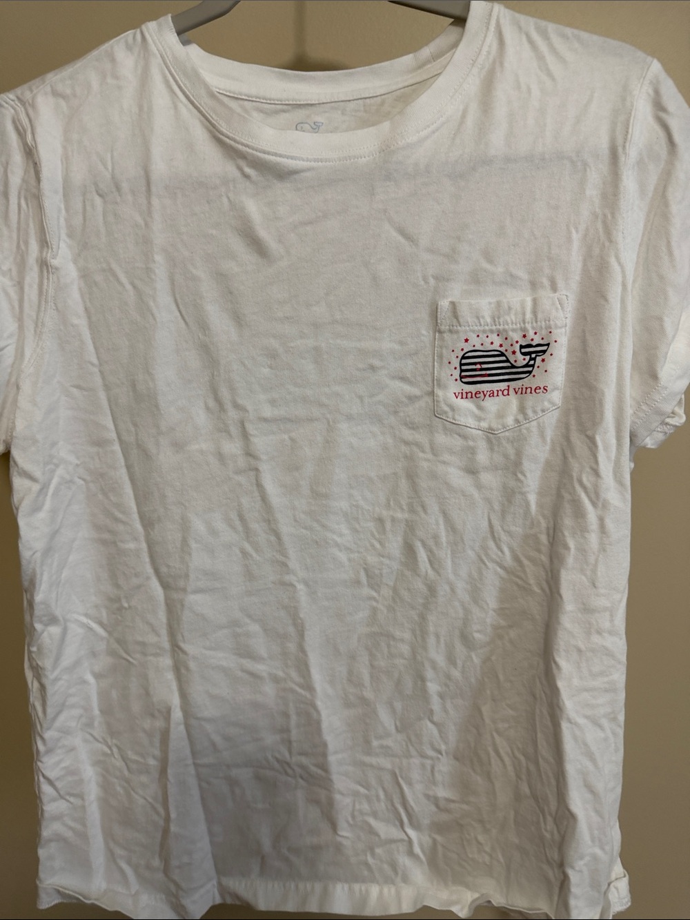 Vineyard Vines women’s large White Pocket Tee